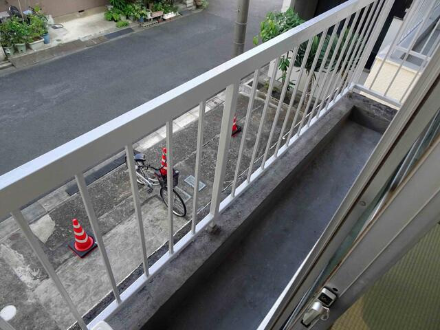 ともえマンションのバルコニー