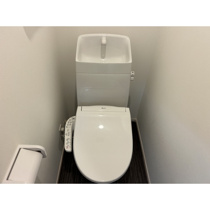 ゆったりとした空間のトイレです