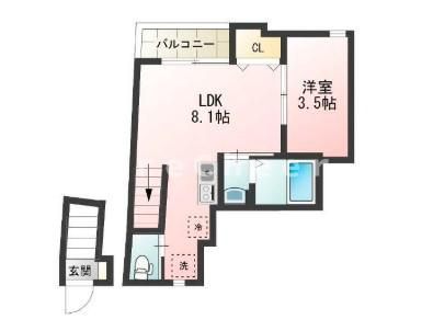 Glanz西ヶ原の間取り