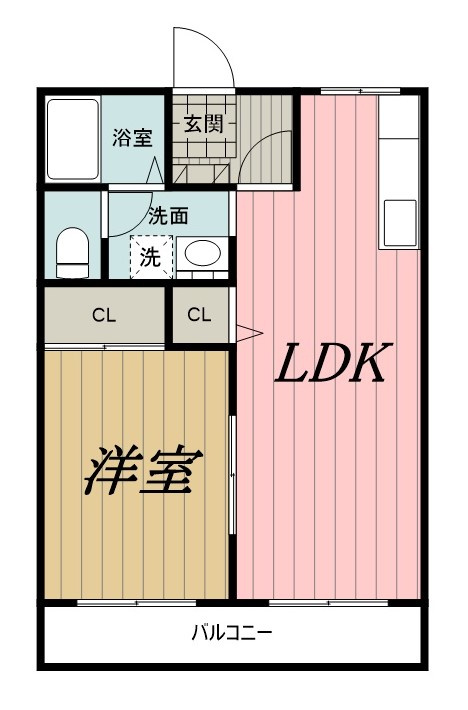 サンシャインAの間取り