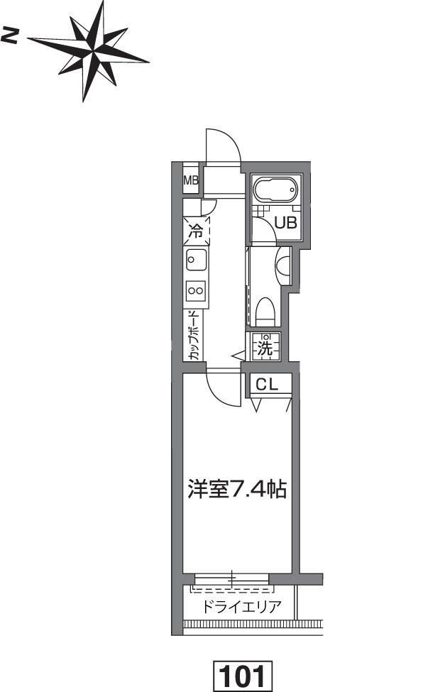 プライムアーバン烏山コートの間取り