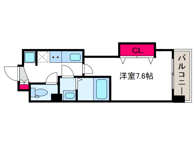Luxe難波西Ⅲの間取り