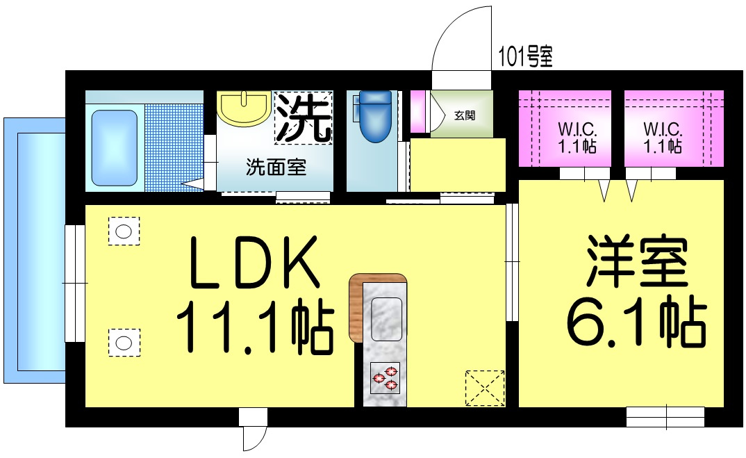 Ｂｏｎｈｅｕｒ　ＳＡＹＡの間取り|★使い勝手のよい間取り★