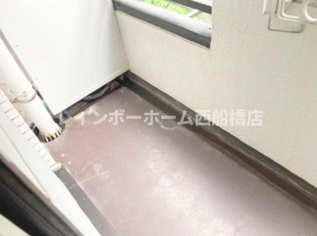 ハイツ浦安のバルコニー