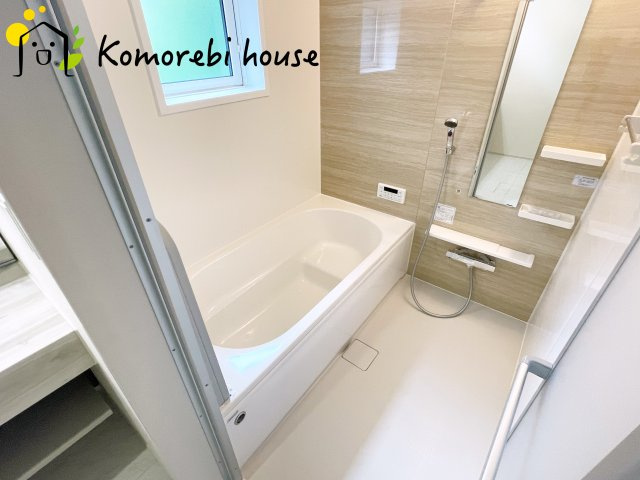 さいたま市見沼区大谷　新築一戸建て　ブルーミングガーデン　02の浴室|きれいなお風呂です