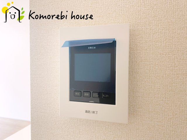 さいたま市見沼区大谷　新築一戸建て　ブルーミングガーデン　02の防犯設備|モニター付インターホンです