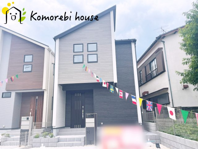 さいたま市見沼区大谷　新築一戸建て　ブルーミングガーデン　02の外観|落ち着いた雰囲気の外観です