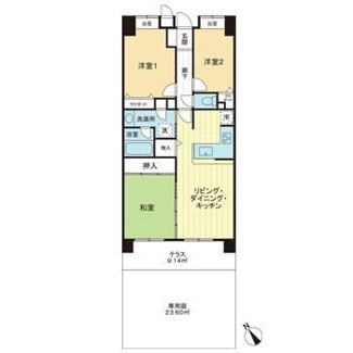 【間取り】 | ライオンズマンション門前仲町古石場パークサイド