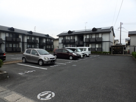 セジュールサバス　D棟の駐車場