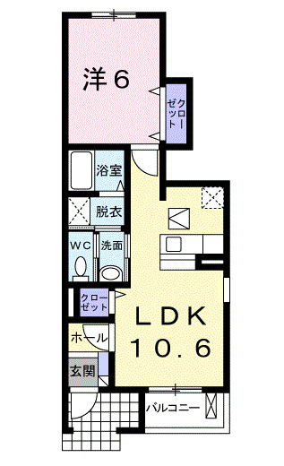 グリシーナの間取り