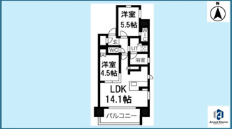 【間取り】 | ローレルアイ名駅東