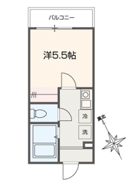 MELLAS市川の間取り|
