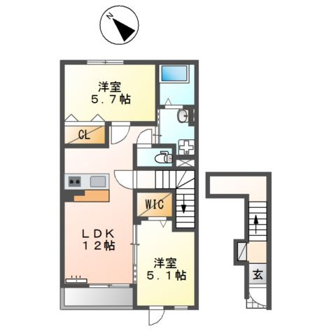 Marin 春日西の間取り