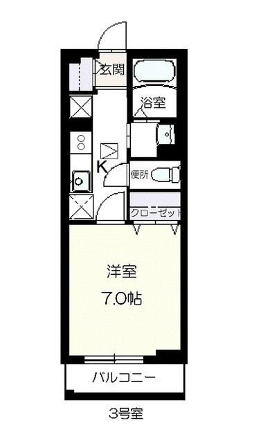 カーサ・フジの間取り