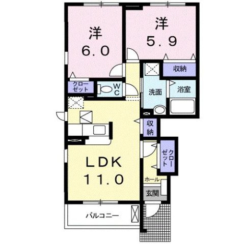 【間取り】 | Ｅｎｋｅｌ　ＲＹＯ　Ｂ