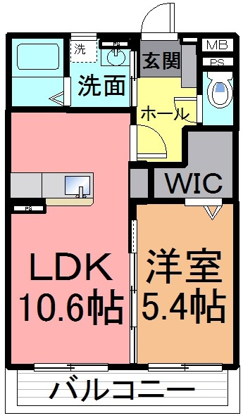 ソレイユ51の間取り