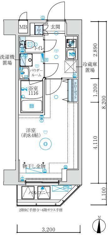MAXIV練馬TREの間取り