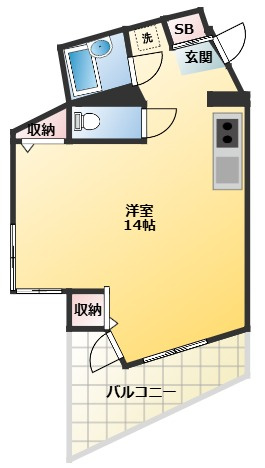クレール弥生の間取り
