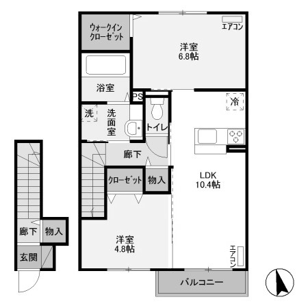 【間取り】 | フルール