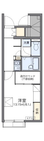 【間取り】 | レオパレスボンジュールⅣ