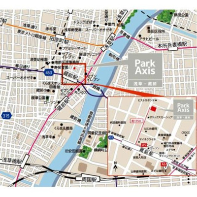 【地図】 | パークアクシス浅草・蔵前