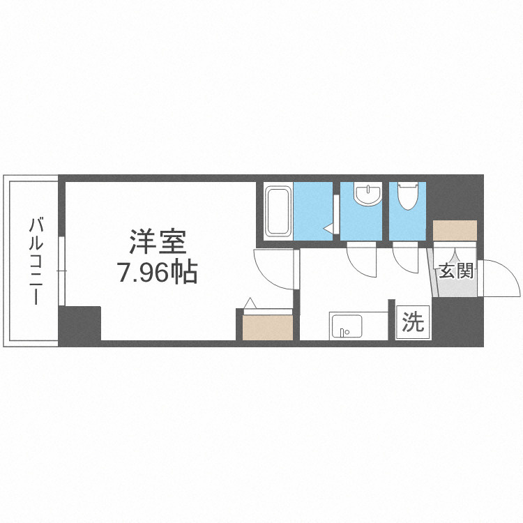 ラヴィータ難波元町の間取り