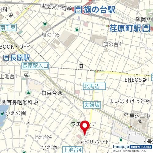 メルシー上池台の地図