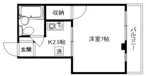 【間取り】 | コーポ細田