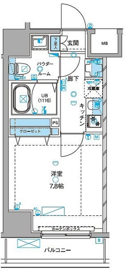 【間取り】 | ジェノヴィア浅草Ⅲグリーンヴェール