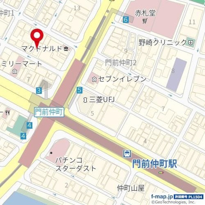 【地図】 | Ｖｅｒｏｎａ　門前仲町　Ｌｕｓｓｏ