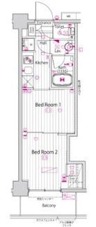 【間取り】 | ガーラ・グランディ調布 | 間取りです。