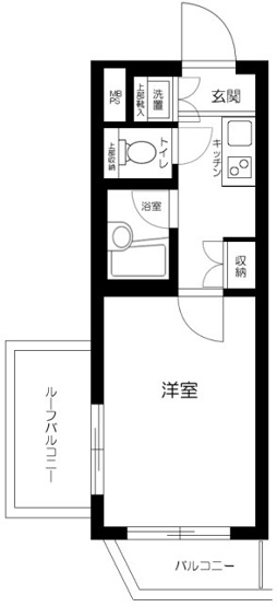 【間取り】 | ルーブル戸越公園弐番館