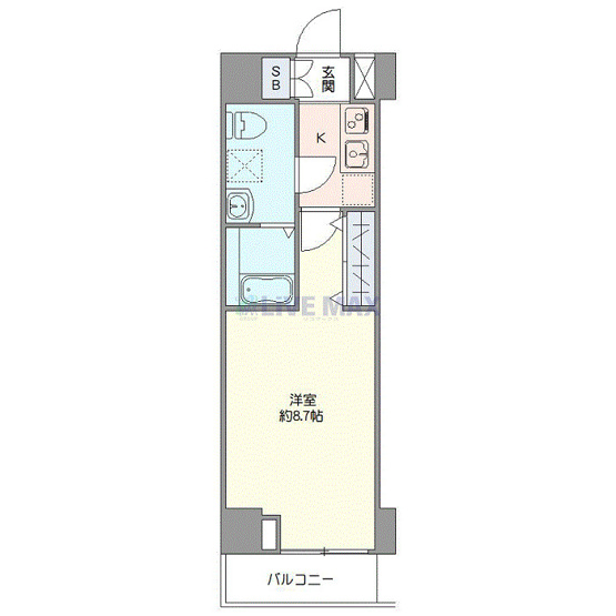 【間取り】 | プレール・ドゥーク東陽町Ⅱ