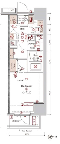 【間取り】 | GENOVIA秋葉原skygarden