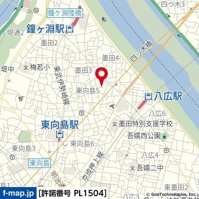 【地図】 | ＧＥＮＯＶＩＡ東向島Ⅲｓｋｙｇａｒｄｅｎ