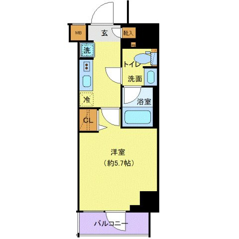 【間取り】 | クレヴィスタ品川西大井Ⅱ