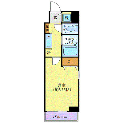 【間取り】 | シティガーデン門前仲町