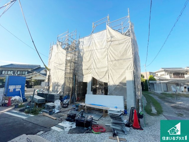 ■豊中市熊野町　第1期　新築一戸建ての外観|現在の進捗状況です！順調に作業進行中、完成が待ち遠しいです！詳細の間取り等、お気軽にお問い合わせください！