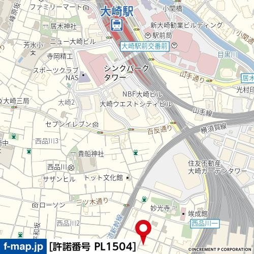 【地図】 | ルーブル大崎参番館