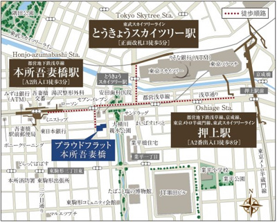 【地図】 | プラウドフラット本所吾妻橋