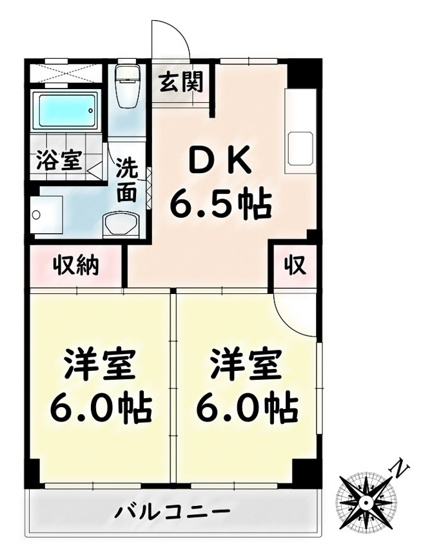 【間取り】 | 光陽マンション【名古屋市賃貸・敷地内駐輪場有】
