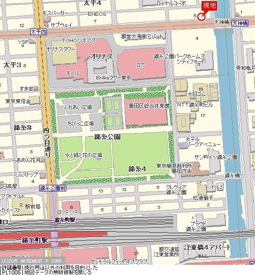 【地図】 | セジョリ錦糸町