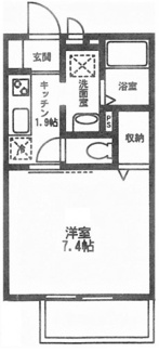 【間取り】 | パナハイツ東林間 | 間取りです。