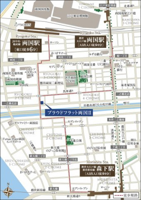 【地図】 | プラウドフラット両国Ⅱ