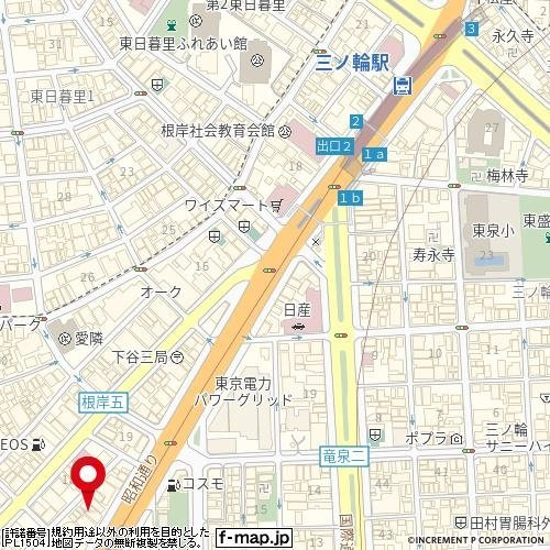 【地図】 | スカイコートヌーベル入谷
