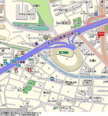 【地図】 | ダイアパレス池尻大橋