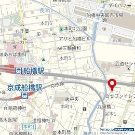 Ｇｌｕｃｋ船橋の地図