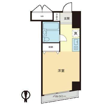 【間取り】 | フラット１６