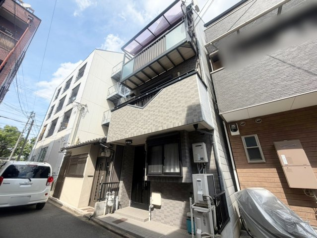 聚楽廻松下町の前面道路含む現地写真