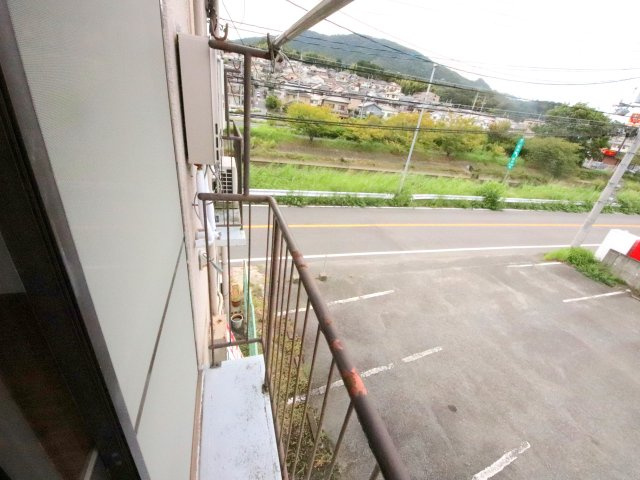 小瀬マンションのバルコニー
